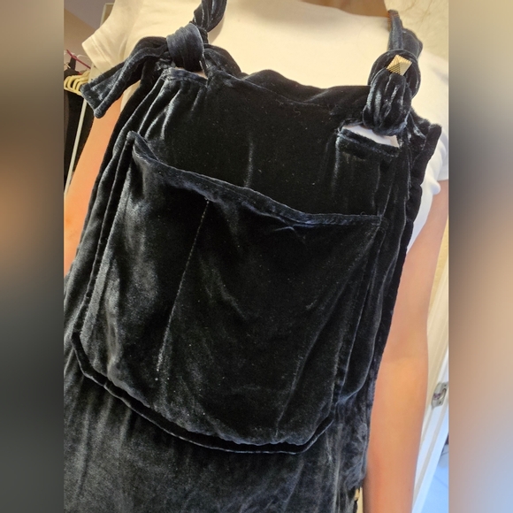 Zadig and Voltaire dark emerald green Velvety Plush jumpsuite. New. Size M - Picture 11 of 15